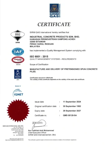 SIRIM ISO 9001 - LMF
